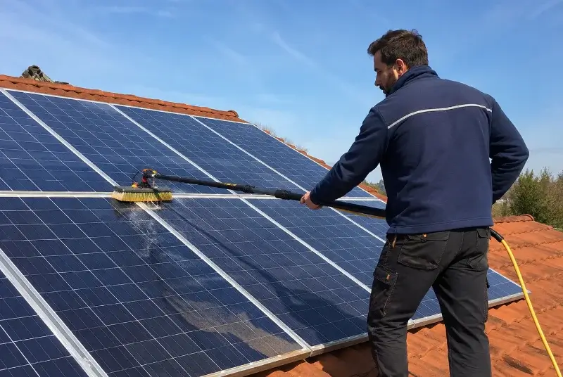Nettoyage et entretien de panneaux solaires à Charvonnex